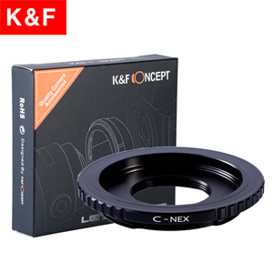 [K&F] C-Mount Lens to Sony NEX E / FE Body 변환 어댑터 / 변환링
